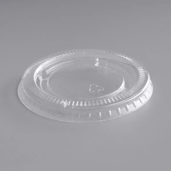 Import 1 oz Plastic Portion Cup Lids [2,500/Case]