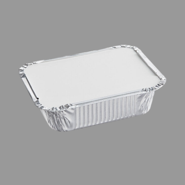 Board Lid for 1 LB Foil Oblong Take Out Container [1000 Pack]