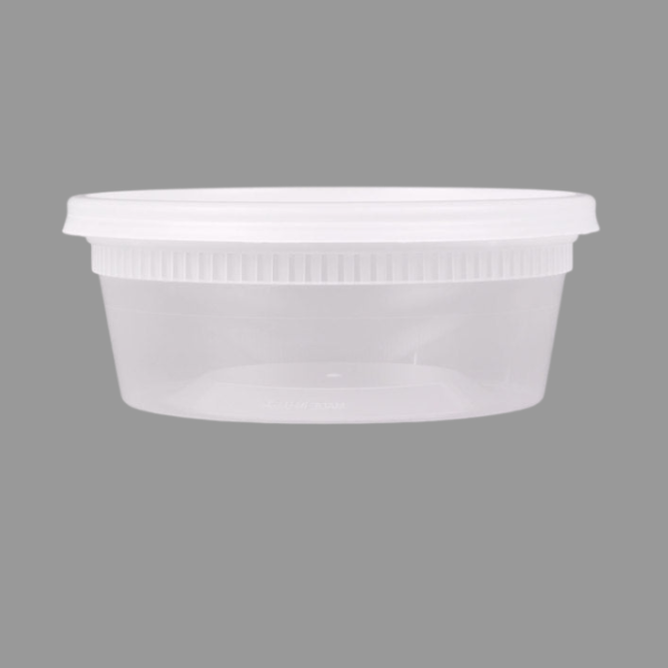 YL2508 - 8 oz Pactiv Microwavable Deli Containers with Lids [240/Case]