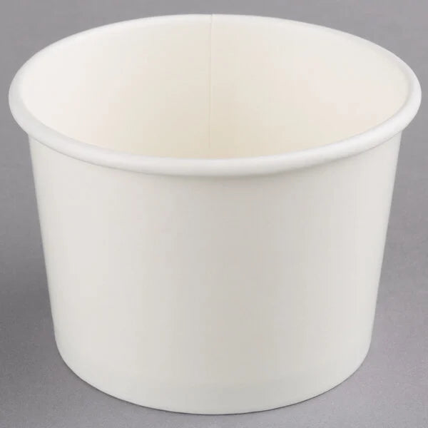 12 oz White Paper Food Cup [500/Pack]