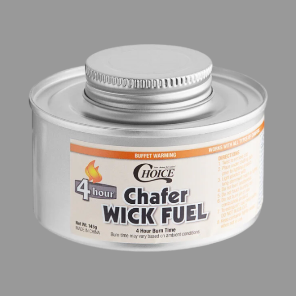 Chafing Fuel 4 Hrs with Safety Twist Cap [12 Pack]