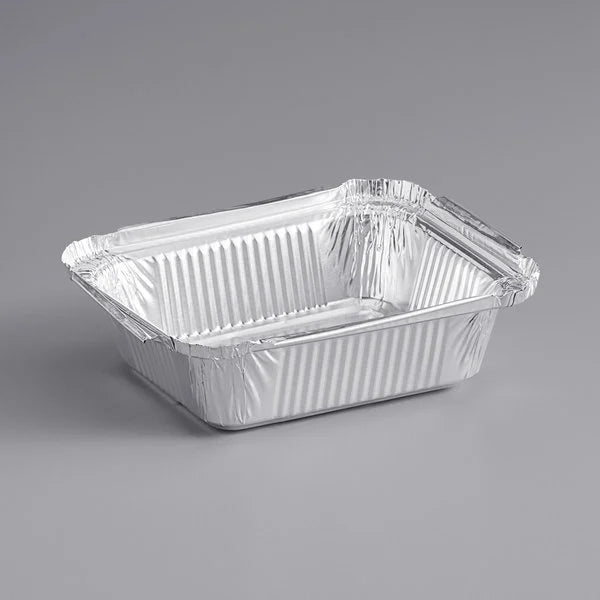 1 LB Foil Oblong Take Out Containers [1000/Case]