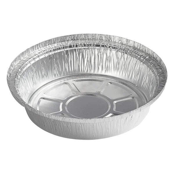 7" Aluminum Round Take Out Pan [500/Case]