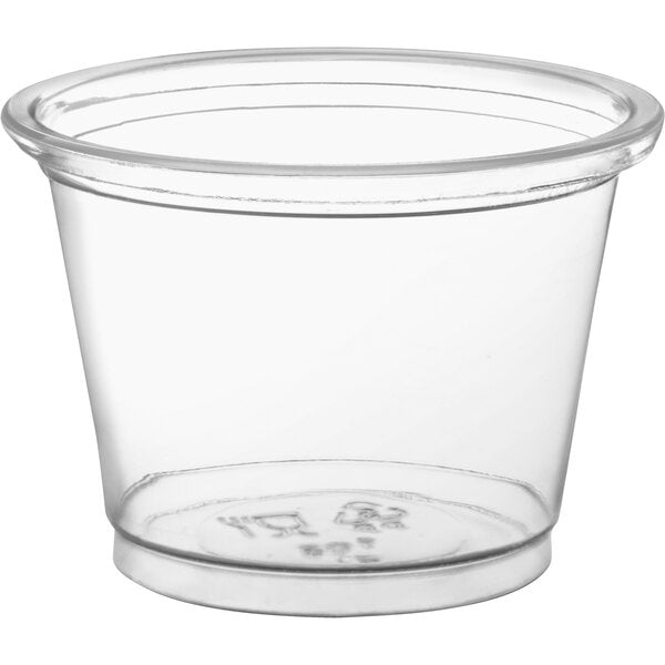 1 oz PP Plastic Portion Cups, Clear [2,500/Case]