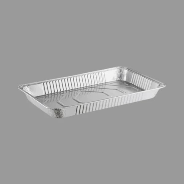 Standard Duty Full Size Medium Deep Foil Steam Pans [50 Pack]