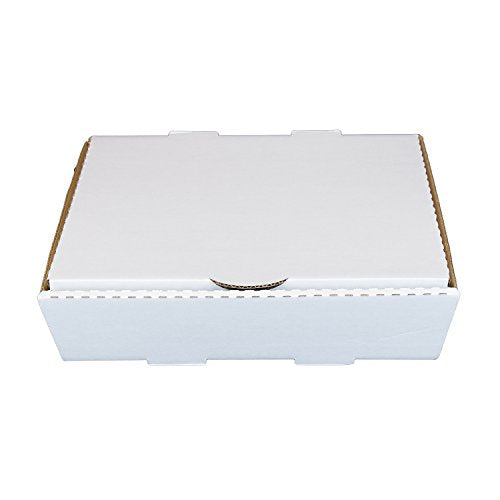 13" x 10 7/8" x 3" Corrugated Catering Box For Half  Size Pan, White [50/Case]