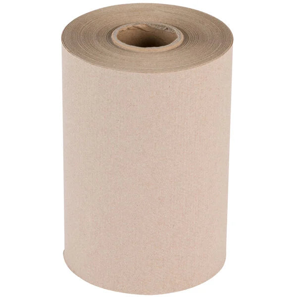 8" Hardwound Towel Roll 300' Brown [12/Rolls]