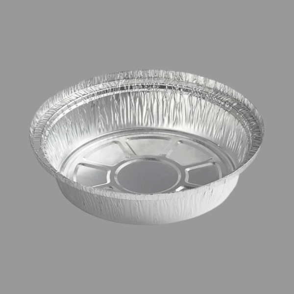 7" Aluminum Round Take Out Pan [500/Case]