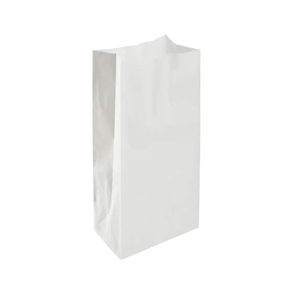 Karat 6 lb White Paper Grocery Bag [500/CS]