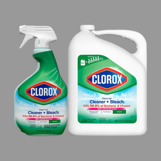 Clorox Clean-Up All Purpose Cleaner with Bleach, Original, 32 oz With 180 oz Refill