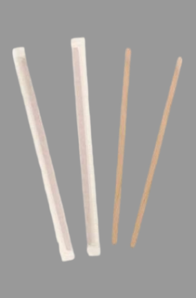 Wooden Stir Stick 7 3/4" Wrapped [500 Pack]