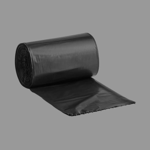 Can Liners 12 - 16 Gallon Black 1.2 Mil [500 Pack]