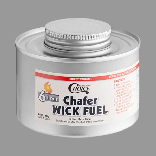 Chafing Fuel 6 Hrs with Safety Twist Cap [24 Pack]