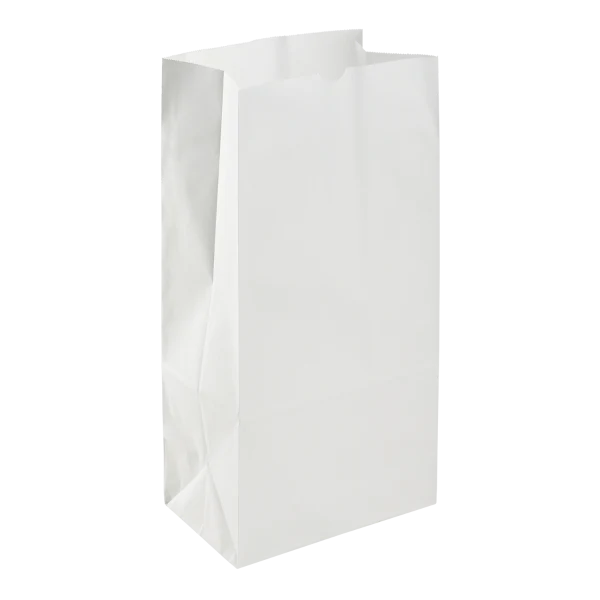 Karat 8 lb White Paper Grocery Bag [500/CS]
