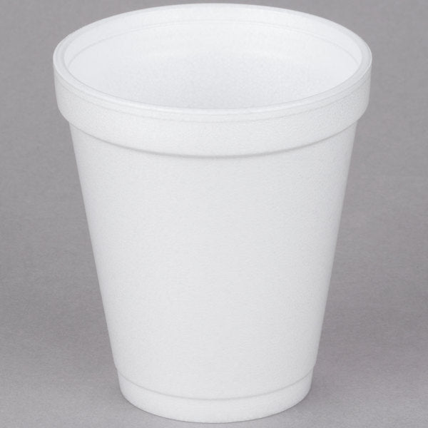 Dart 8J8 8 oz. White Foam Cup [1000/Case]