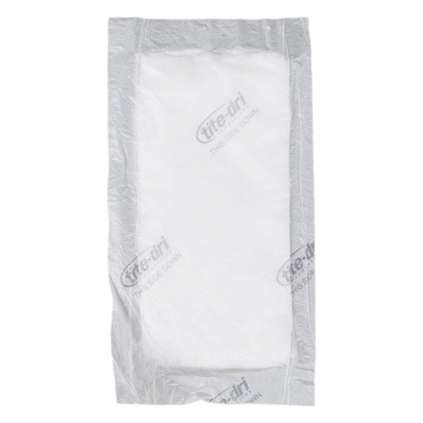 4" x 7" Absorbent Meat, Fish and Poultry Pad 40 Grams, White [2000/Case]