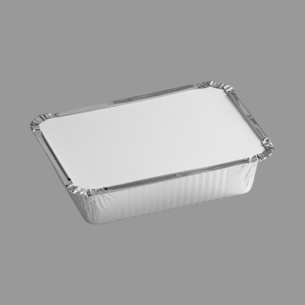 Board Lid for 1.5 LB Deep Foil Oblong Take Out Container [500 Pack]