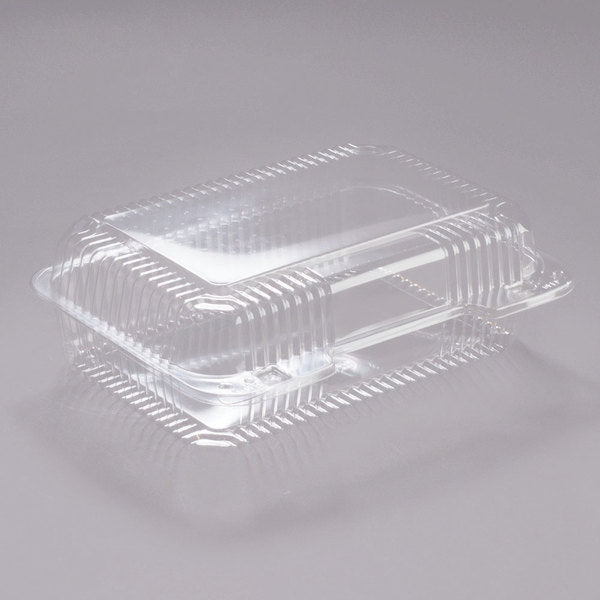 Clear Hinged Plastic Container 7" x 5" x 3" [500 Pack]