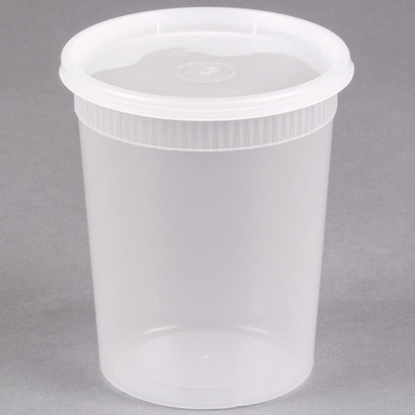 32 oz WY Microwavable Deli Containers with Lids [240/Case]