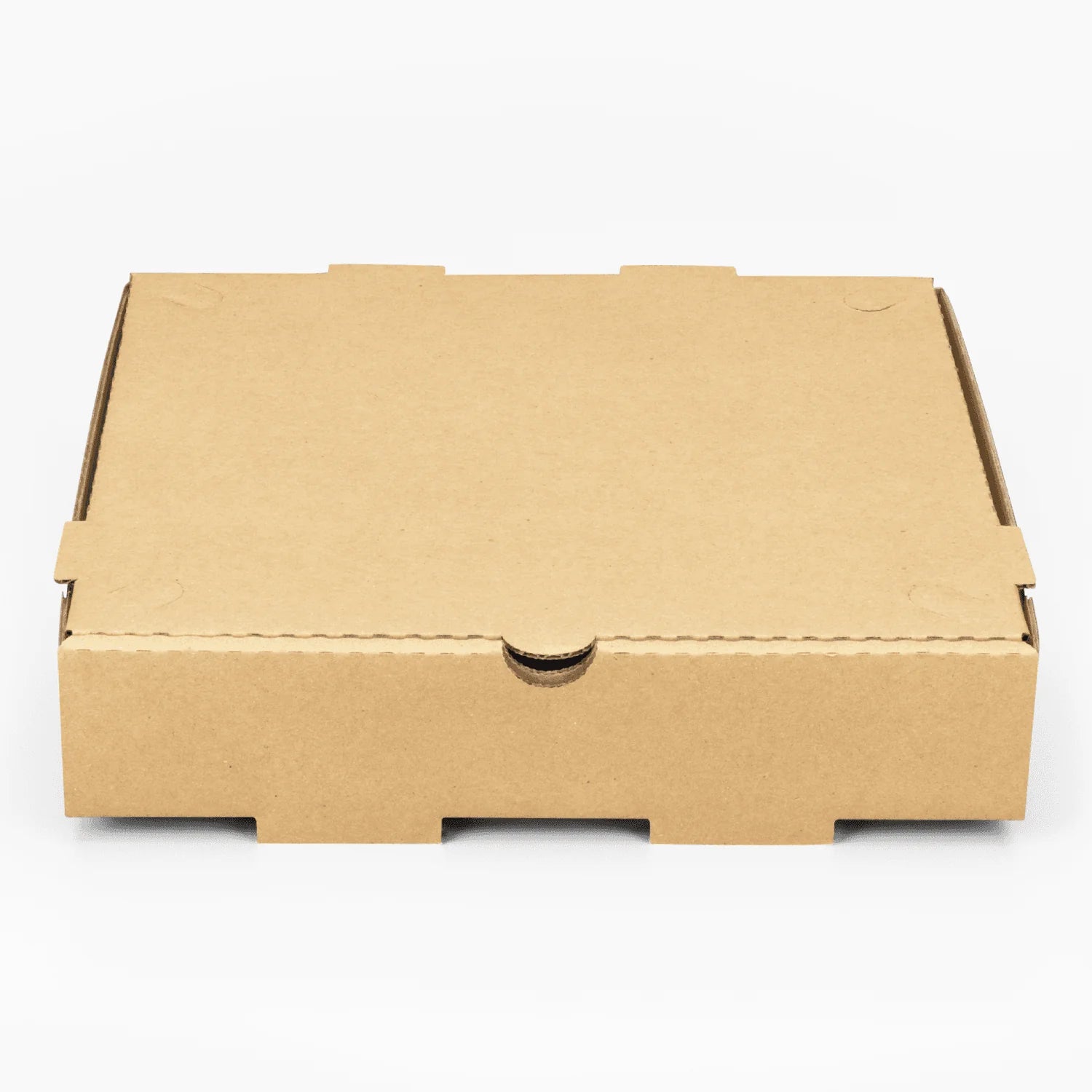 10''x 10''x 2'' Karat Corrugated Pizza Box, Kraft - 50 pcs