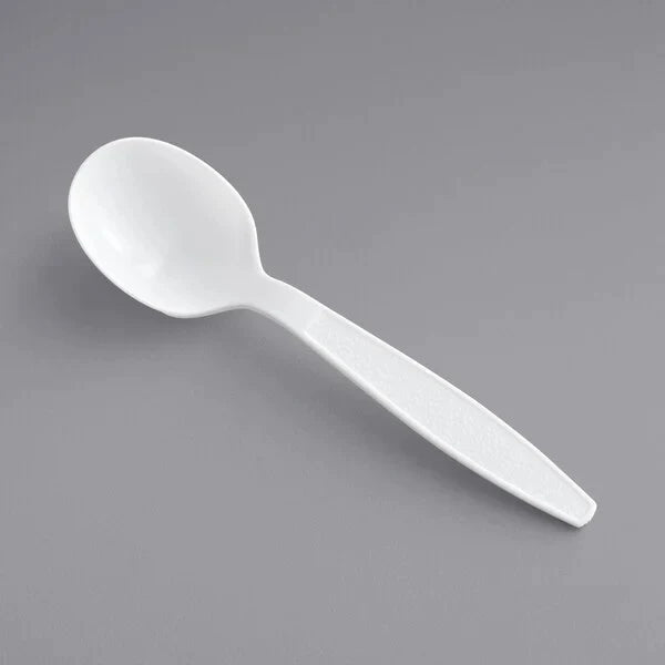 Heavy Weight Plastic Soupspoon [1000 Pack]