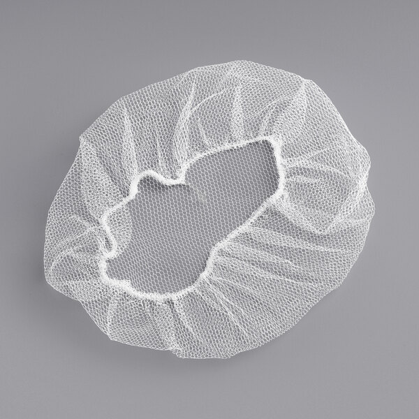 Hairnet Nylon Cap 18" White