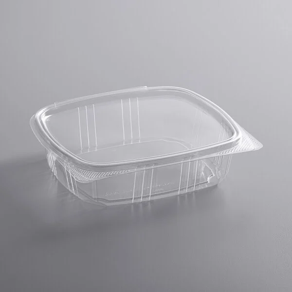 24 oz RPET Hinged Deli Container [200/Case]