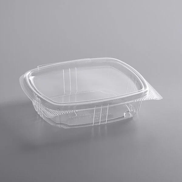 8 oz RPET Hinged Deli Containers [200/Case]