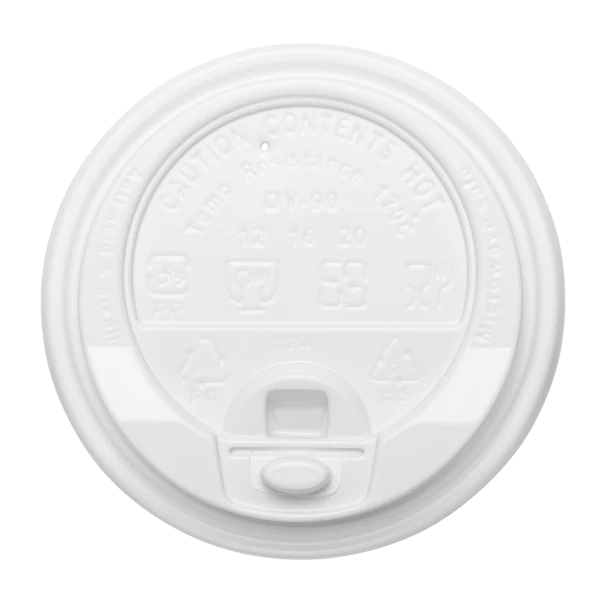 Karat Reclosable Lid for 10 oz - 24 oz Hot Cups [1000/Case]