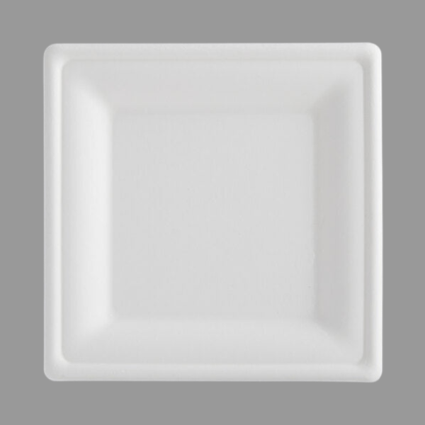 Biodegradable 7" Square Plate [1000 Pack]
