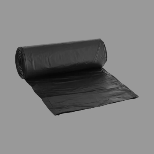 Karat 40 - 45 Gallon Can Liners, Black 1.5 Mil [100 Pack]