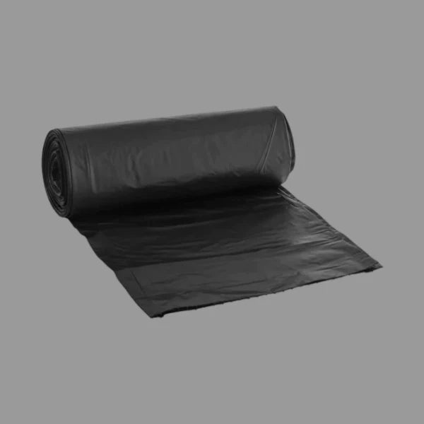 Heavy Duty 46 Gallon MP Can Liners, Black