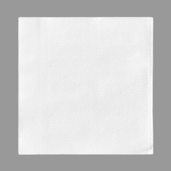 1 Ply - 9" x 9' Beverage Napkin, White [4000/Case]