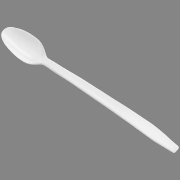 Medium Weight Plastic Soda Spoon, White [1000 Pack]