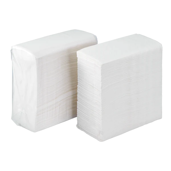 Karat 13.5"x7" Tall Fold Dispenser Napkins, White [10,000/Case]